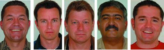 Candidates for the RCDD qualification (from left): 
Wayne Momsen, Cabling for Africa; Dewald Booysen, Dimension Data Advanced Infrastructure; Iain Ure, Datanet; Hennie Faurie, FCE; Roger Crighton, Datanet